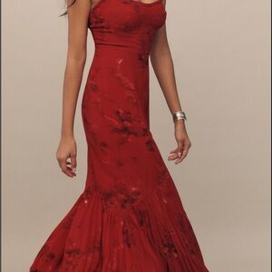 Reformation Aiko Dress - Vermillion